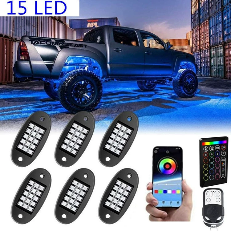 От одного до четырех Bluetooth APP красочный свет корпуса от одного до шести RGB атмосферный свет двойной пульт дистанционного управления от одного до восьми атмосферный свет для бездорожья