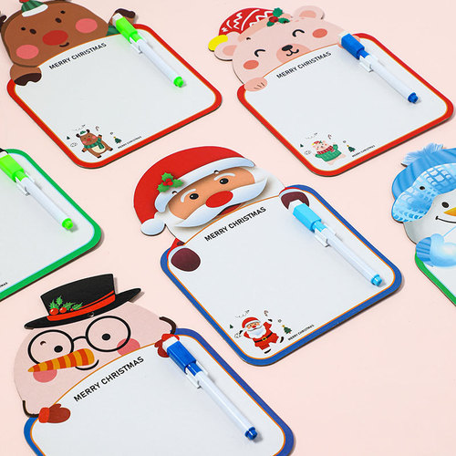 Christmas gift kindergarten early education double-sided writing graffiti drawing board erasable drawing board primary school students DIY writing board