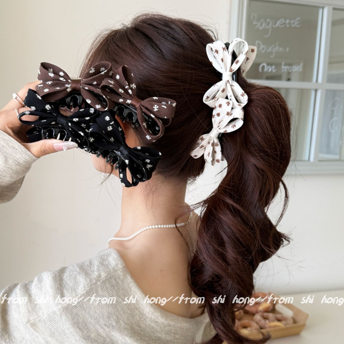 Große Haarspangen Für Dickes Haar Vintage Blumen Design_voghion.com