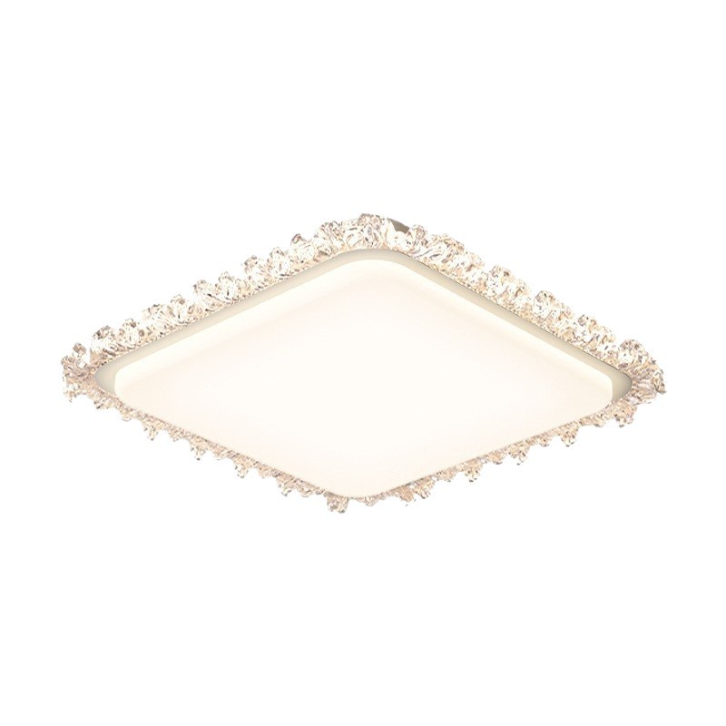 Lámpara de sala de estar de lujo ligero Lámpara de techo de viento crema 2025 nuevo estilo de alta gama Lámpara de protección ocular led