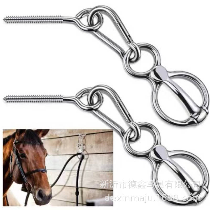 Professional equestrian supplies manufacturers produce and sell British/American horse mouth grade stirrup Spurs tie horse hook