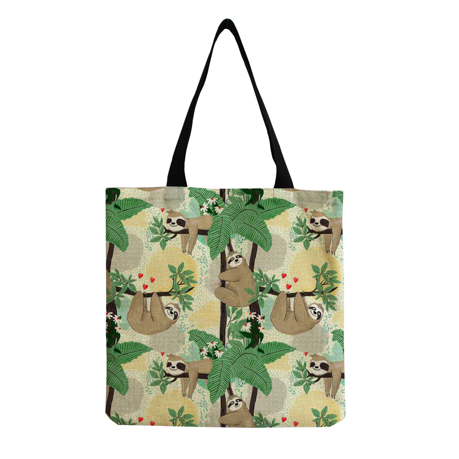 Mujeres Lindo Dibujos Animados Letra Lino Bolsa De La Compra display picture 41