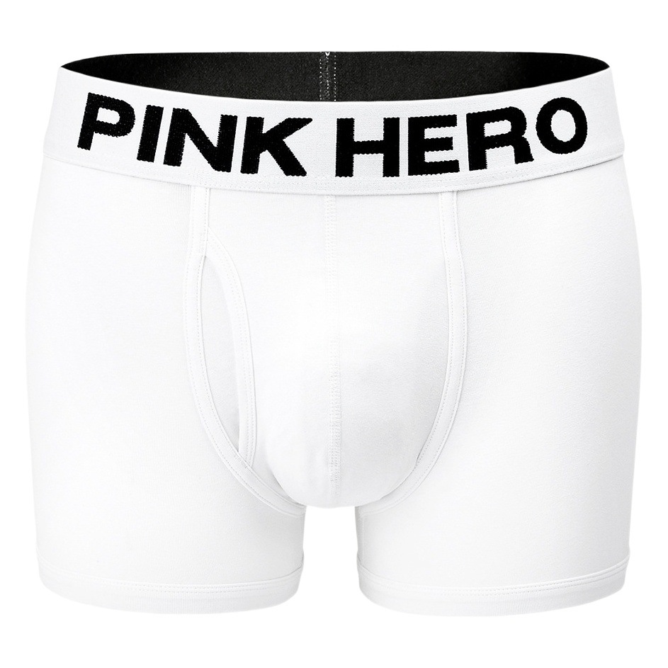 【欧米コード原単代発可】古典的な白黒綿綿の丈夫な重ポンドベルト男性平角下着544