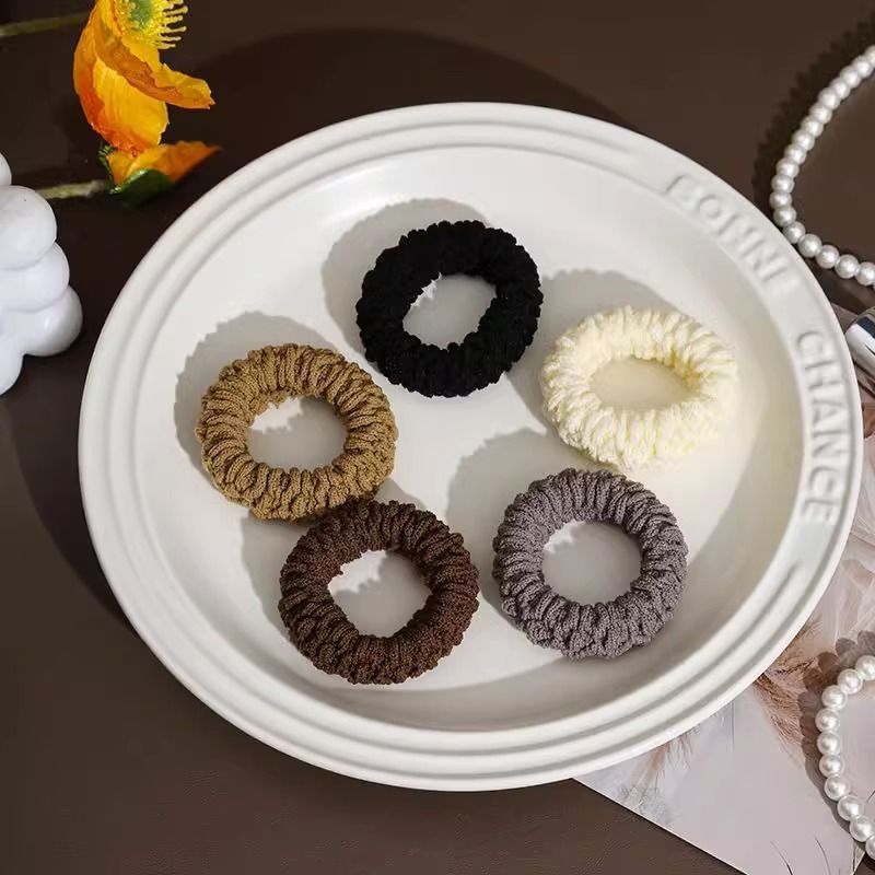 Correa curry para mujeres cuerdas de cabeza de cola de caballo alta anillo de cabello duradero verano 2025 nuevo cabello de alta elasticidad para adultos