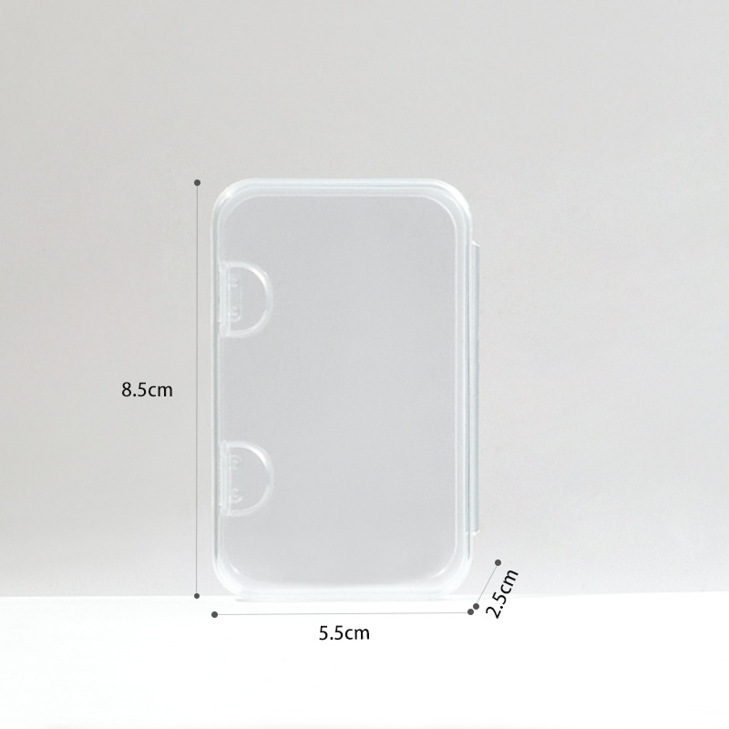 8.5cm * 5.5cm * 2.5cm 투명 색상