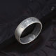 Sterling Silver Ring Women's 999 Silver Lotus Ring Open Retro Xiangyun Index Finger Ring Men's Personalized Couple Ring