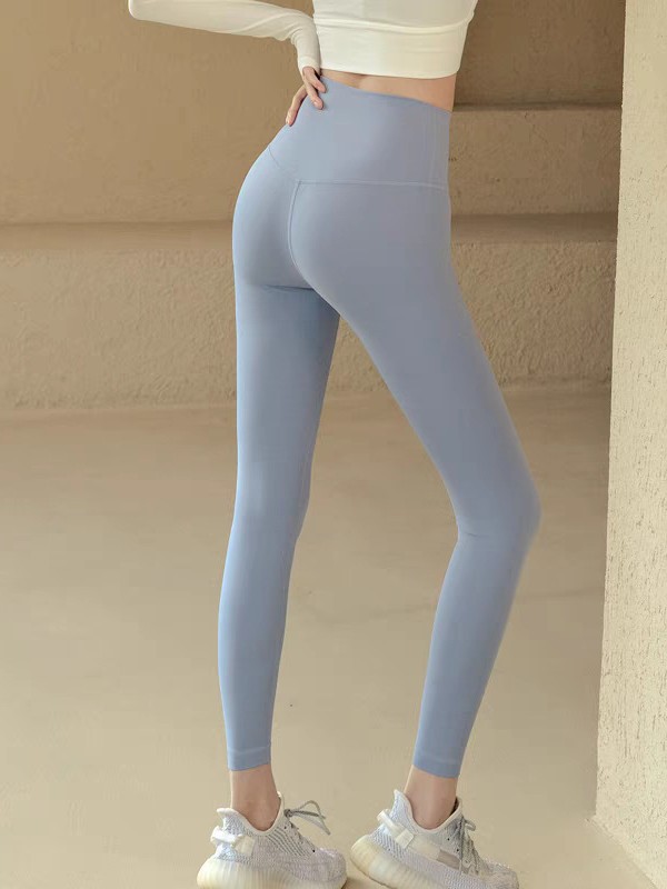 Ropa de yoga, pantalones deportivos cómodos, pantalones de yoga ajustados, transpirables, realzan los glúteos, de cintura alta, con efecto segunda piel, para mujer, para usar al aire libre