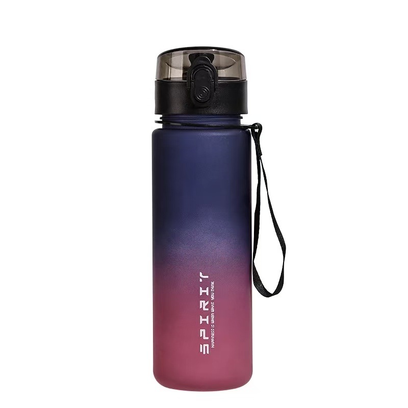 Gradiente deportivo, taza de agua para estudiantes, botella de agua especial para niños que van a la escuela, verano, fitness portátil, botella de agua de gran capacidad, mujer