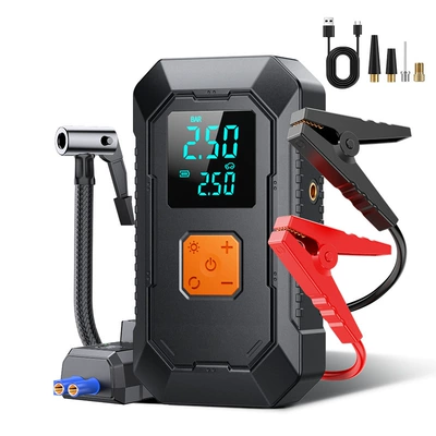 Cross-border vehicle-mounted air Hava nasosu - english-version-es12-black-smart-clip-bag-6000-mah