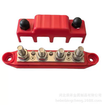 Connection Stud BUSBAR Pure Copper – Other power supply, ignition system - pure-copper-m10-red-one