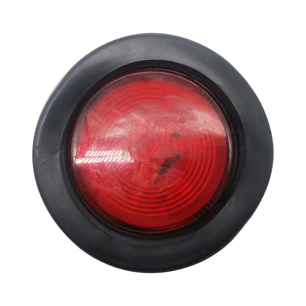 Rv luz de freno | Camión camión luz trasera redonda amplia 24V luz trasera redonda coche pequeña luz redonda