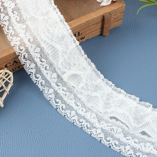 Lace pleats pleated craft lace new lace accessories factory
