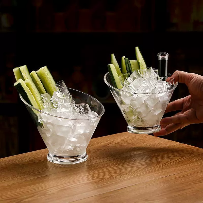 Японский -стиль огурец чашка из акрилового закусочного диска