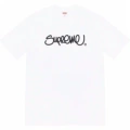 M031 white [heavyweight premium] linear calligraphy