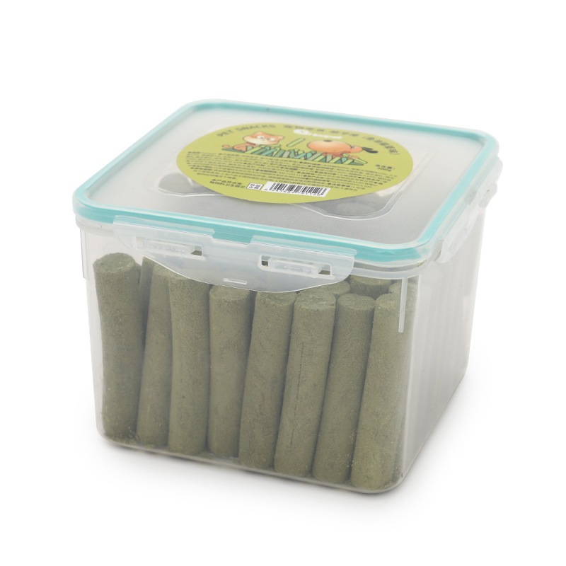 Barras de hierba de gato liofilizadas, dientes molares, bocadillos para gatos adultos, grano de pollo, aceite de pescado nutritivo, 300g.