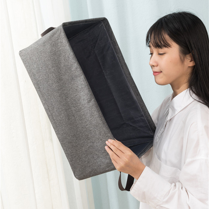 折りたたみ収納ボックス大容量家庭用スチールラック収納ボックス衣類収納袋陽イオン布芸収納かご|undefined