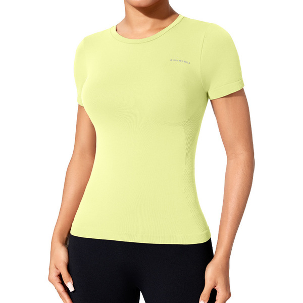 Sports elastic T-shirt for gym