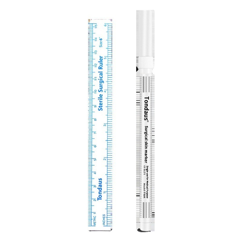 Pluma blanca de la marca del tatuaje del bordado del maestro pluma de Posicionamiento especial diseño de la ceja herramienta pluma de marcado de Punto Fijo impermeable en forma de ceja