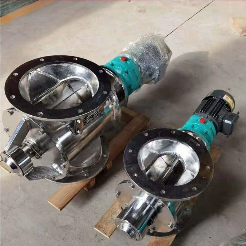 Взрывозащищенный клапан сброса золы звезды разгрузчик равномерный питатель роторный питатель разделительное колесо клапан сброса золы