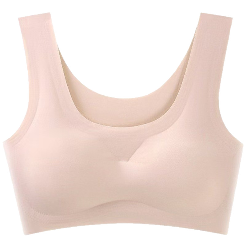 Top Deportivo Japonés Premium sin Costuras, de una Pieza, para Mujer, de Seda Helada, con Espalda Descubierta, para Yoga, sin Tirantes