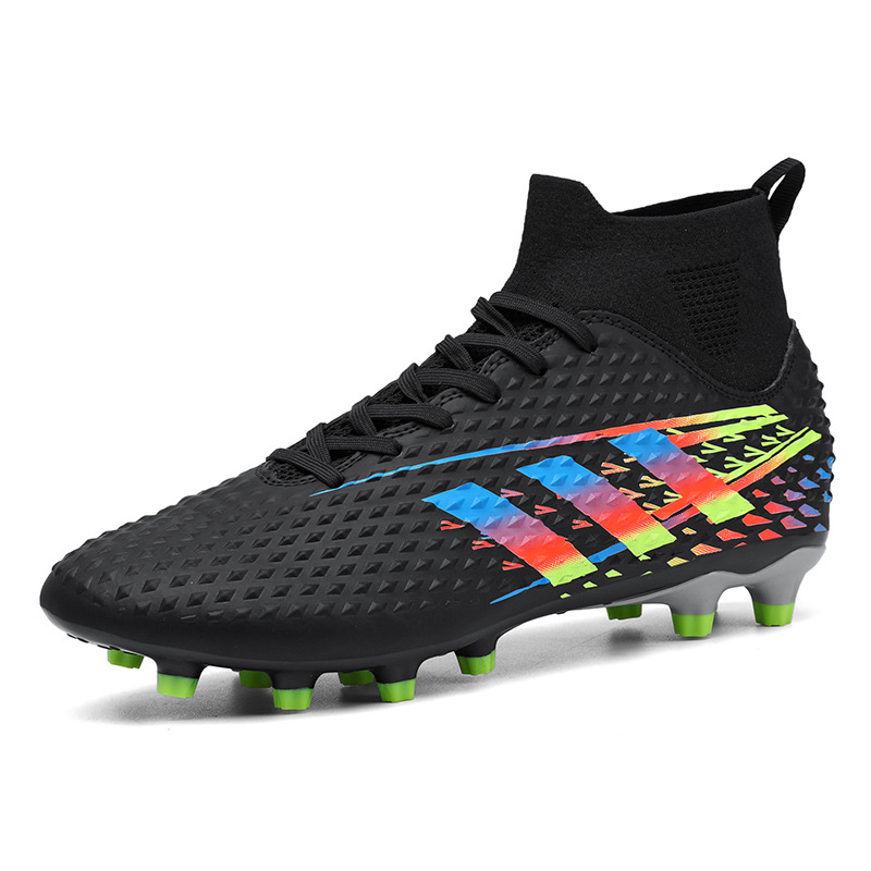 23 nuevos zapatos de fútbol de alta calidad transfronterizos uñas largas uñas rotas competencia entrenamiento zapatos hombres y mujeres adultos zapatos de fútbol