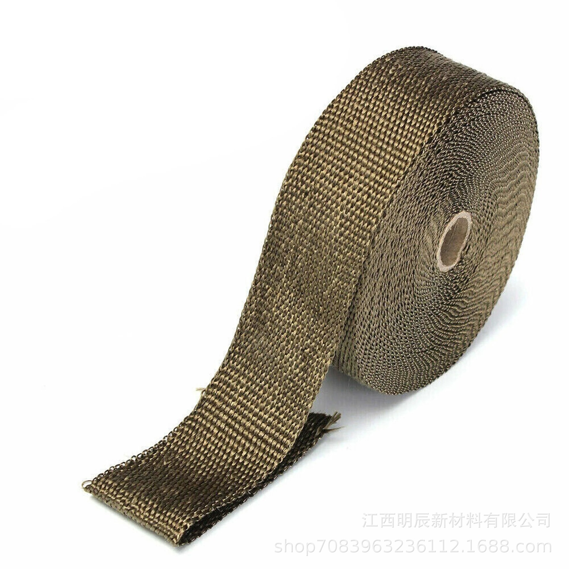 cinta de aislamiento térmico de basalto fibra de vidrio tela ignífuga tubo de escape resistente al calor cinta de banana cinta de aislamiento térmico fibra de vidrio cinta de bobinado de alta temperatura