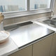 316 food grade stainless steel dough kneading panel cutting board large countertop rolling panel kitchen cutting board wholesale
