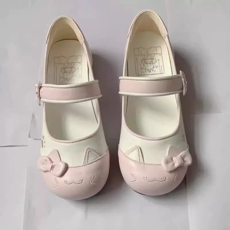 Фантазийно-сказочный кот JK пятно кота голова, многоцветные indoor shoes comfortable string color cute flat big toe shoes student shoes