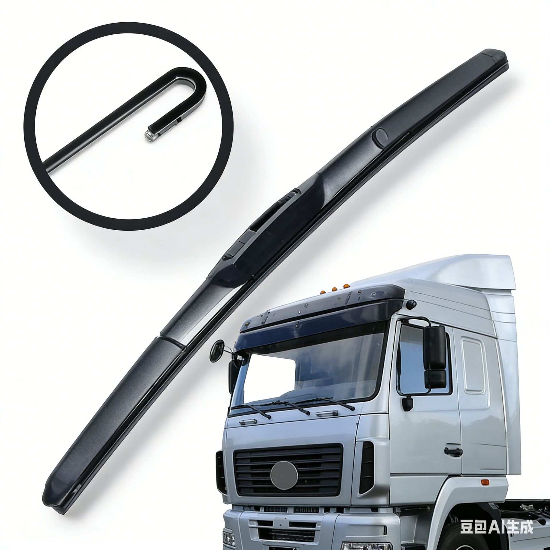 Three-Section Universal Wiper Blade for Trucks and Cars, Auj Type Wiper