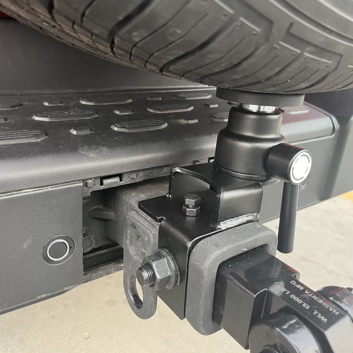 Подходит для подъемника шин Tank 300 23-25, крюк для прицепа с квадратным отверстием, модифицированный задний крюк для прицепа, подъемник шин.