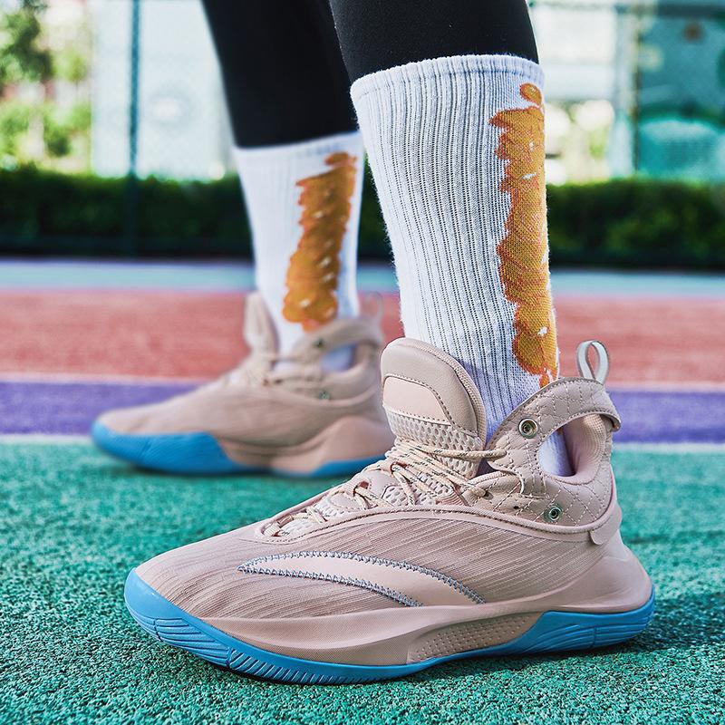 high quality MD Big Sole Basketball Shoes Student Couple sneaker Non-slip Wear-resistant Practical Basketball Shoes KT8 high quality MD Big Sole Basketball Shoes Student Couple sneaker Non-slip Wear-resistant Practical Basketball Shoes KT8