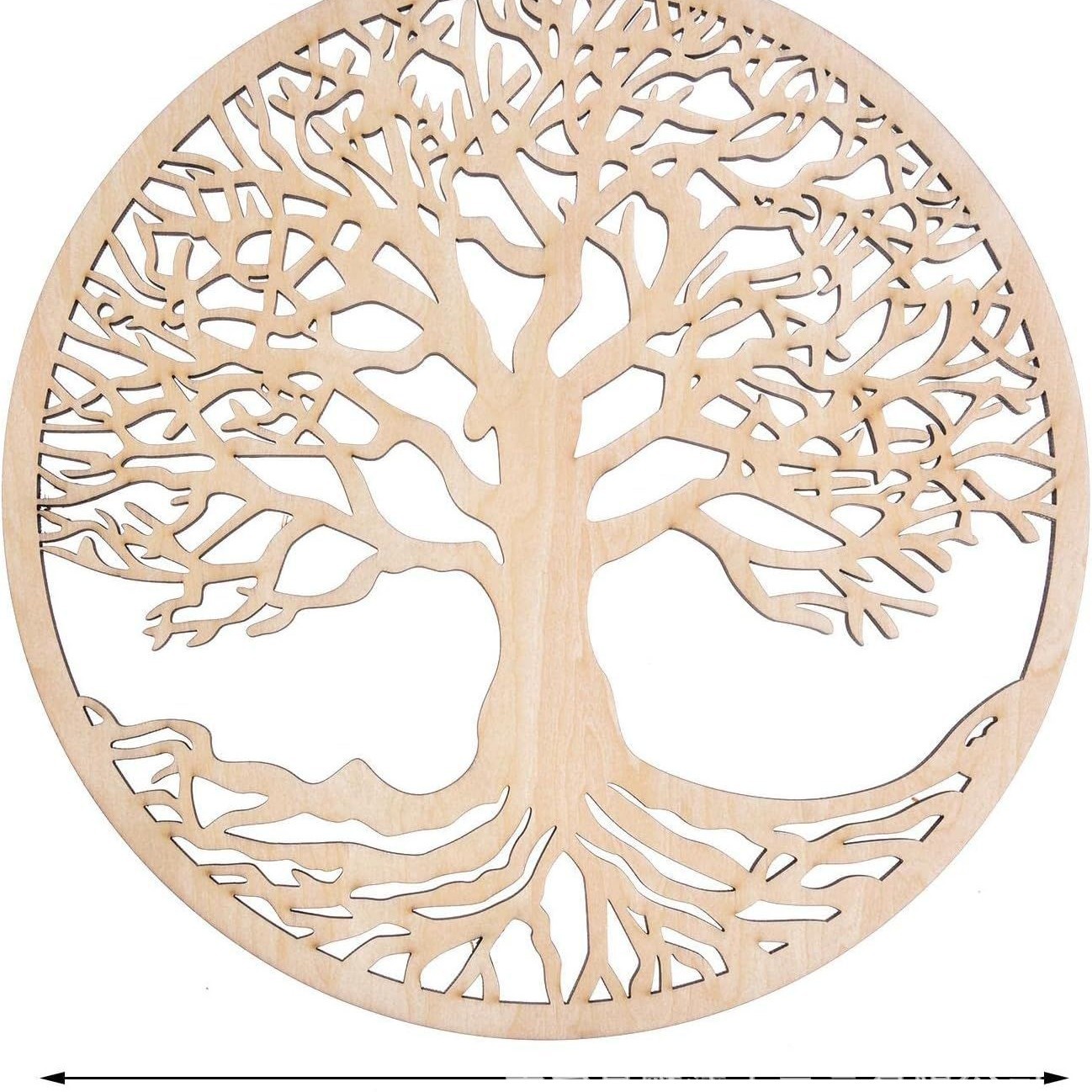Oferta especial madera diciembre árbol de la vida adornos Amazon nuevo árbol de la vida pared decoración de jardín al aire libre