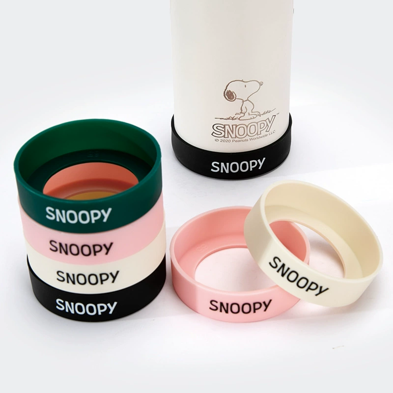 Snoopy, nuby, стекло, силиконовый нескользящий ударопрочный защитный чехол, универсальная чайник