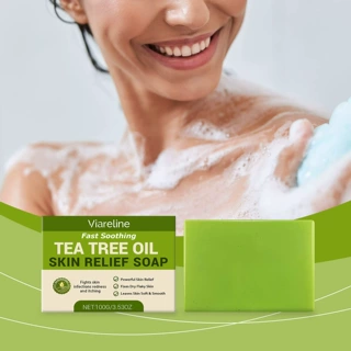 VIARELINE茶树油皮肤香皂 温和清洁清爽沐浴舒适保湿滋润皮肤护理
