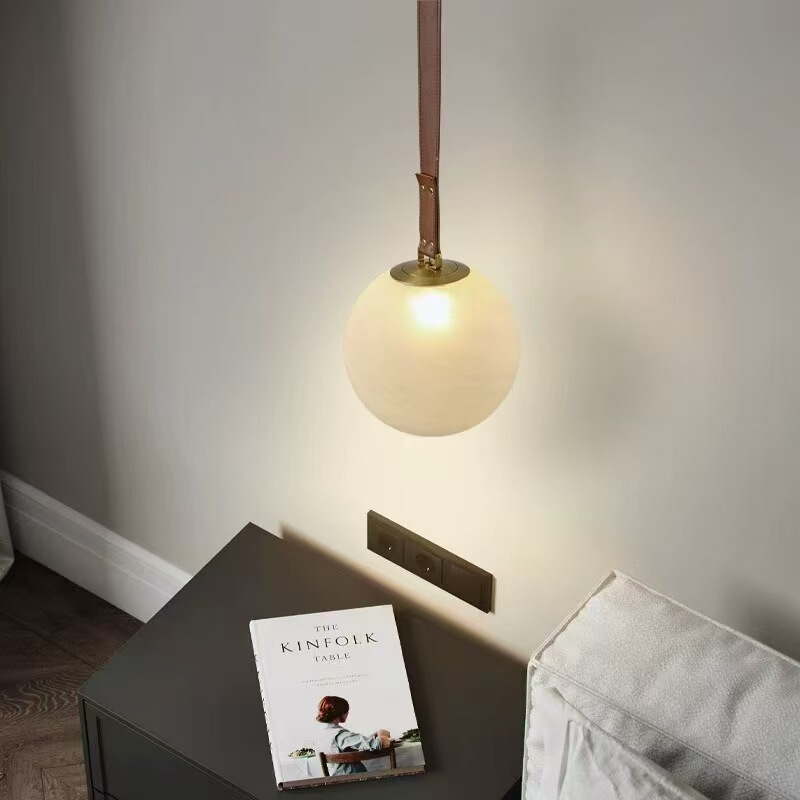 Nordic Fashion Belt Glass Chandelier Modern Minimalist Art Designer Bedroom Bedside Bar Living Room Entrance Nordic Fashion Belt Glass Chandelier Modern Minimalist Art Designer Bedroom Bedside Bar Living Room Entrance