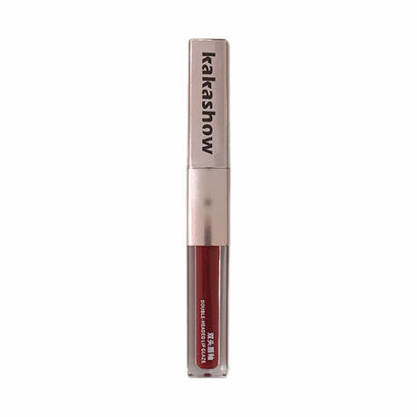 kakashow Makeup Holding Double Lip Glaze Matte Mirror Double Texture Lipstick Delicate and Silky White C382