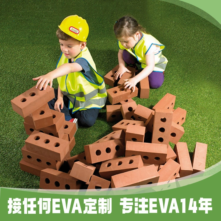 Детские строительные блоки из пенопласта EVA для детского сада, раннее развитие, крупные частицы, уличные уголки, большие кирпичи, развивающие игрушки для малышей