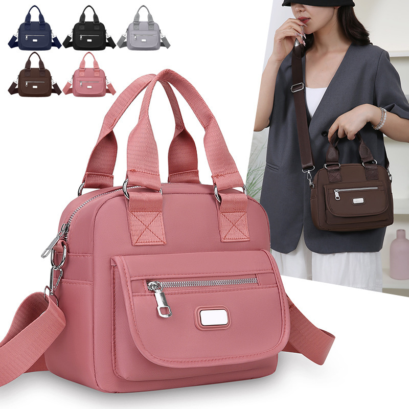 Free Shipping Wholesale New Crossbody Bag Nylon Shoulder Bag Fashionable Mom Bag Commuter Handbag Large Capacity Women's Bag