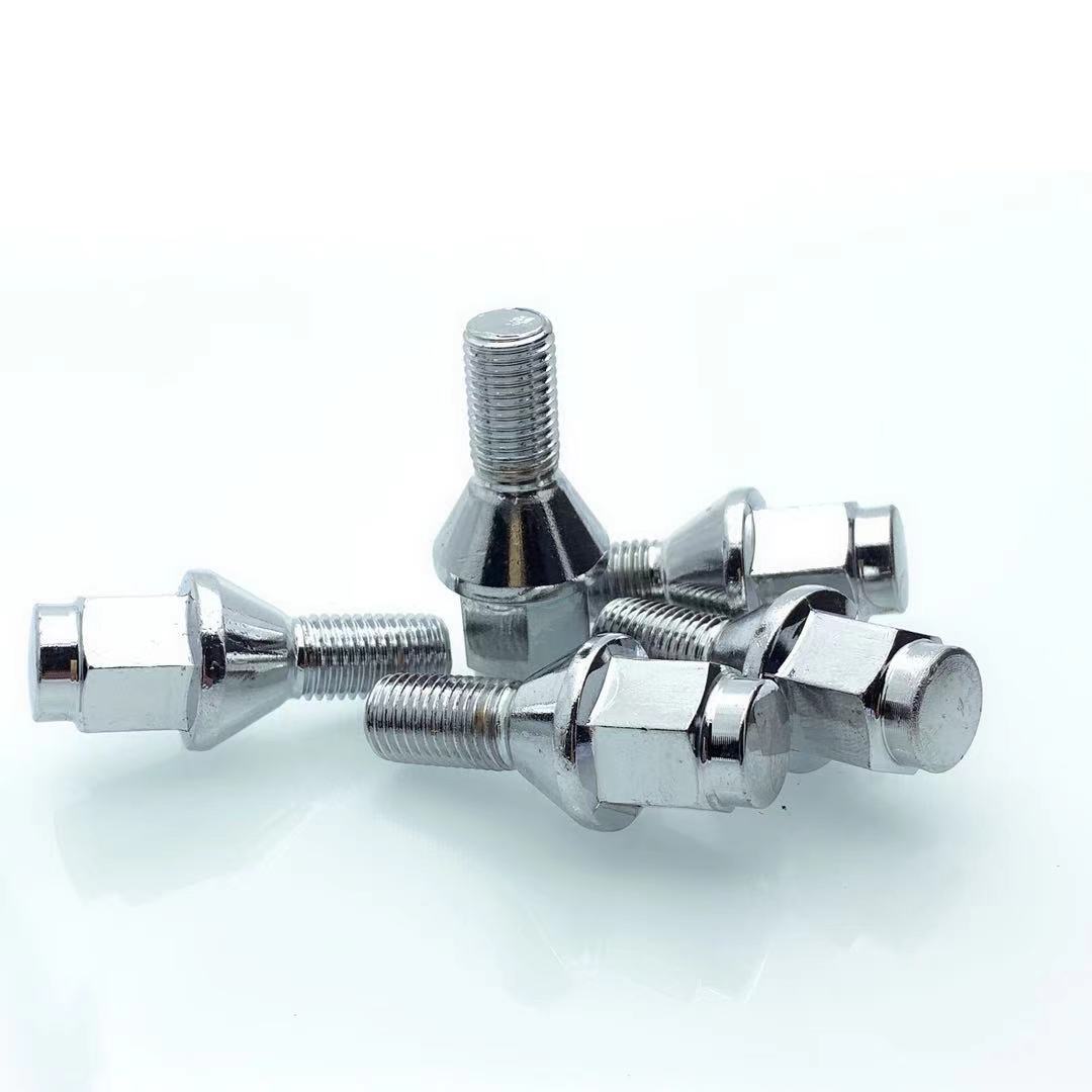 适用于宝马3系X5X6X7系X1轮毂M12x1.5轮胎锥面螺丝螺栓比亚迪F0
