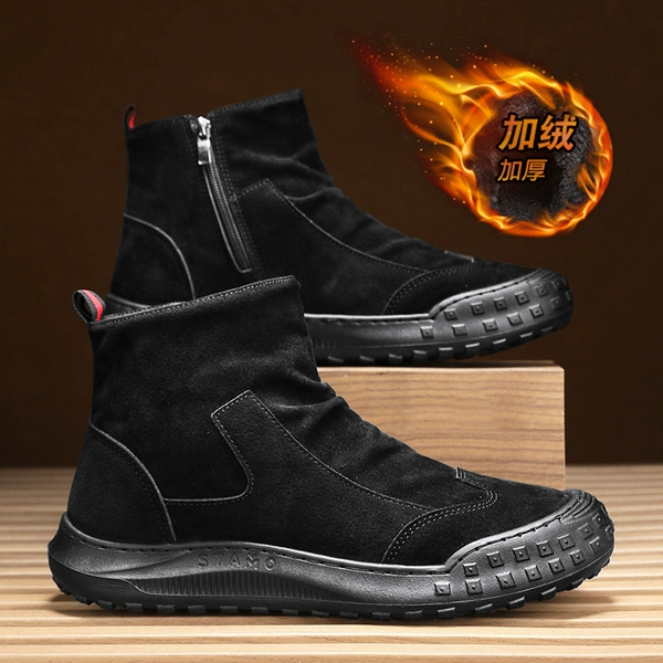 5882 Black [Fleece-added style]