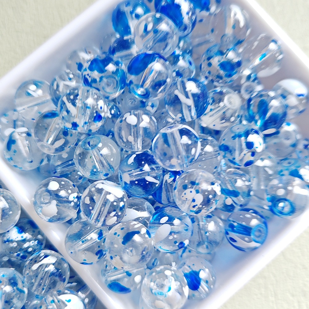 38g Weight Beads Jewelry Making Type DIY Jewelry Accessories Classification 50 PCS/Package Quantity Glass, glass Material Solid Color Pattern Stoving Varnish Design Simple Style, Classic Style Style 50 PCS/Package Glass Glass Solid Color DIY Jewelry Accessories Beads 3