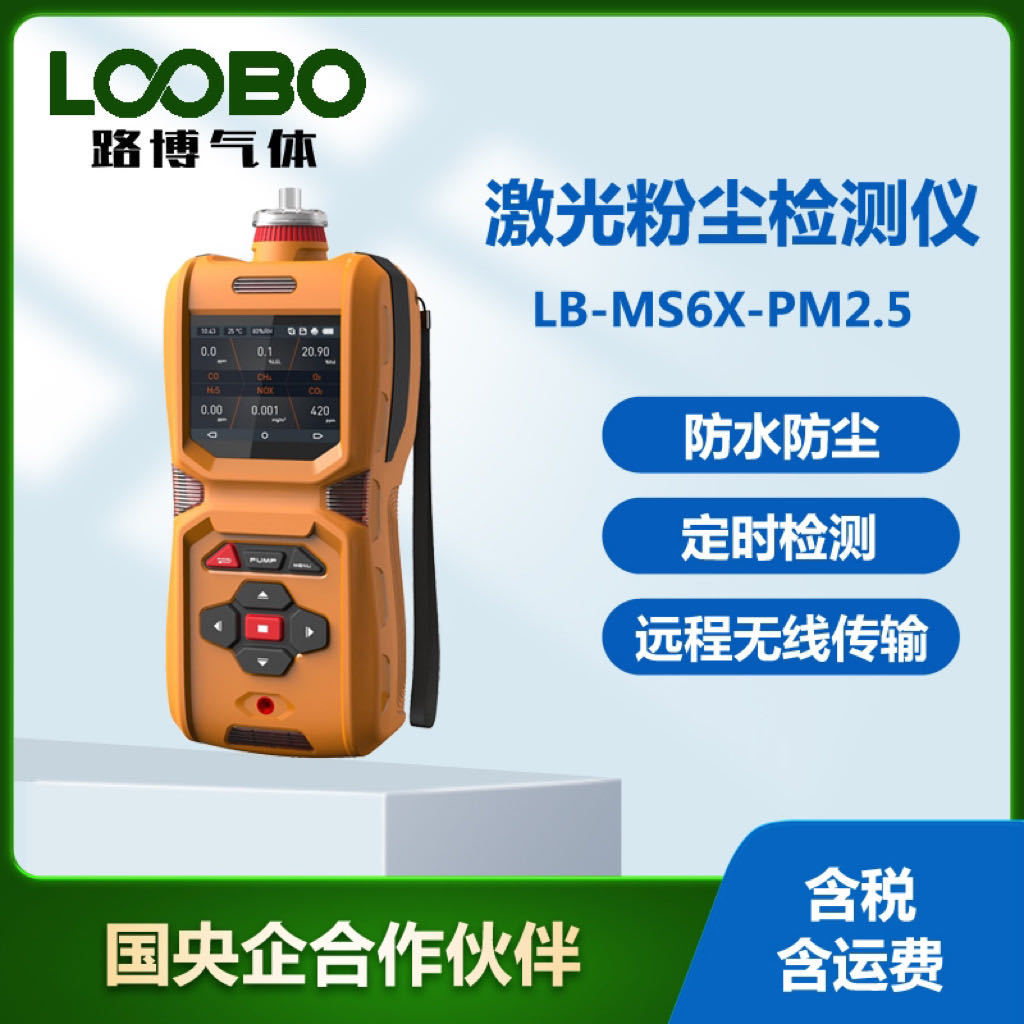 便携式激光粉尘检测仪  手持式激光粉尘测量仪