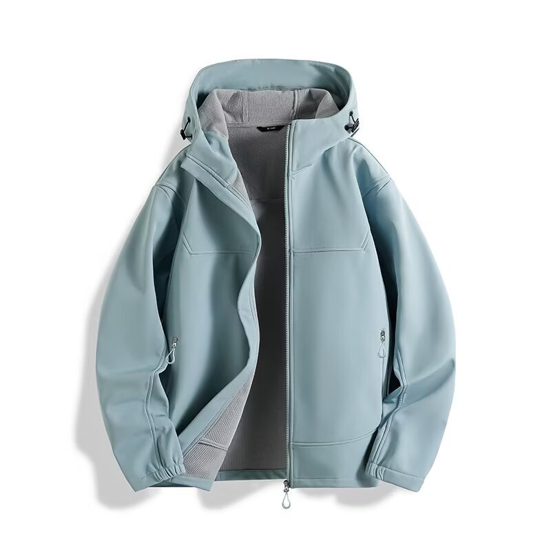 Spring and Autumn Three-Proof Jacket New Outdoor Jacket Bird Home Soft Shell Mountaineering Suit Men's and Women's Same Style Warm Sports Jacket