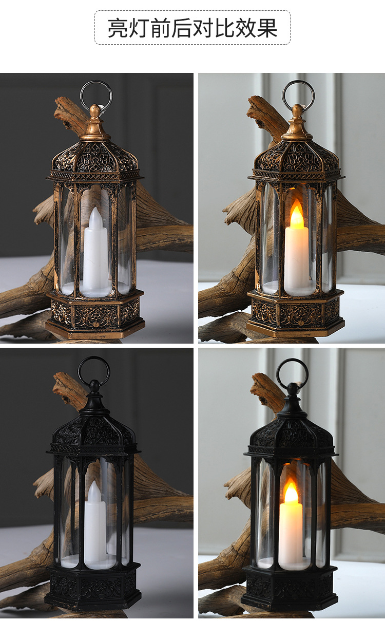 复古六角蜡烛风灯_10
