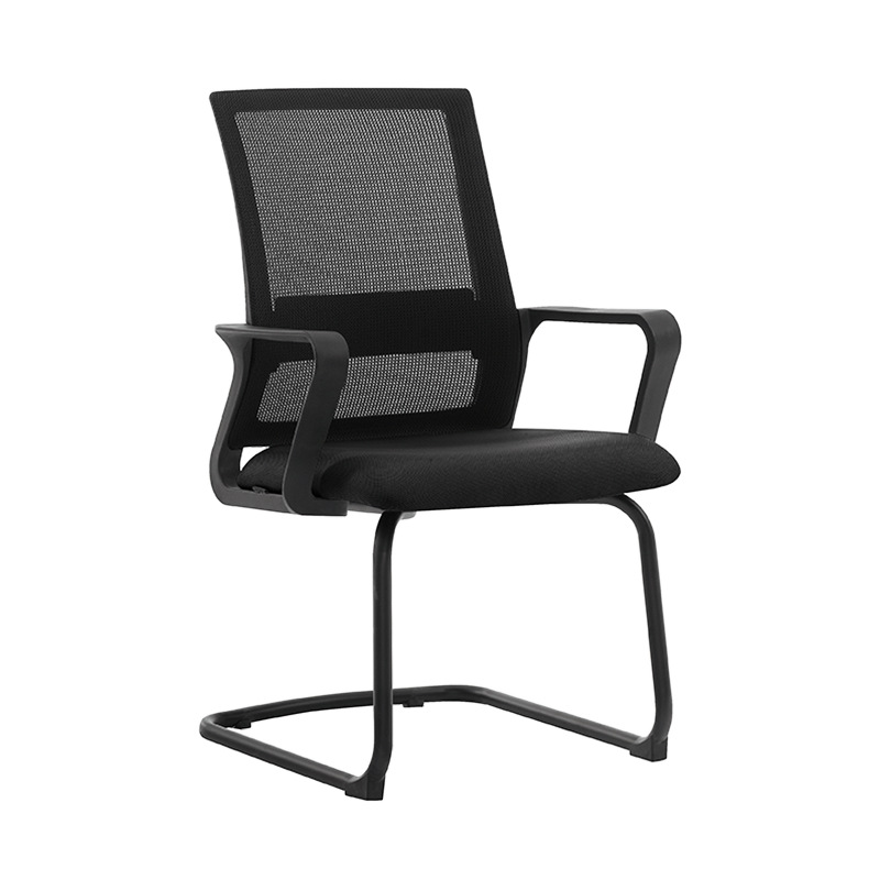 검은색 활 의자