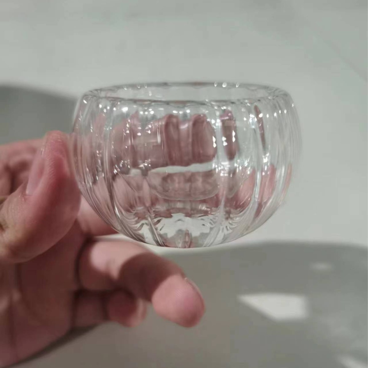 Striped double -layer cup 50ml