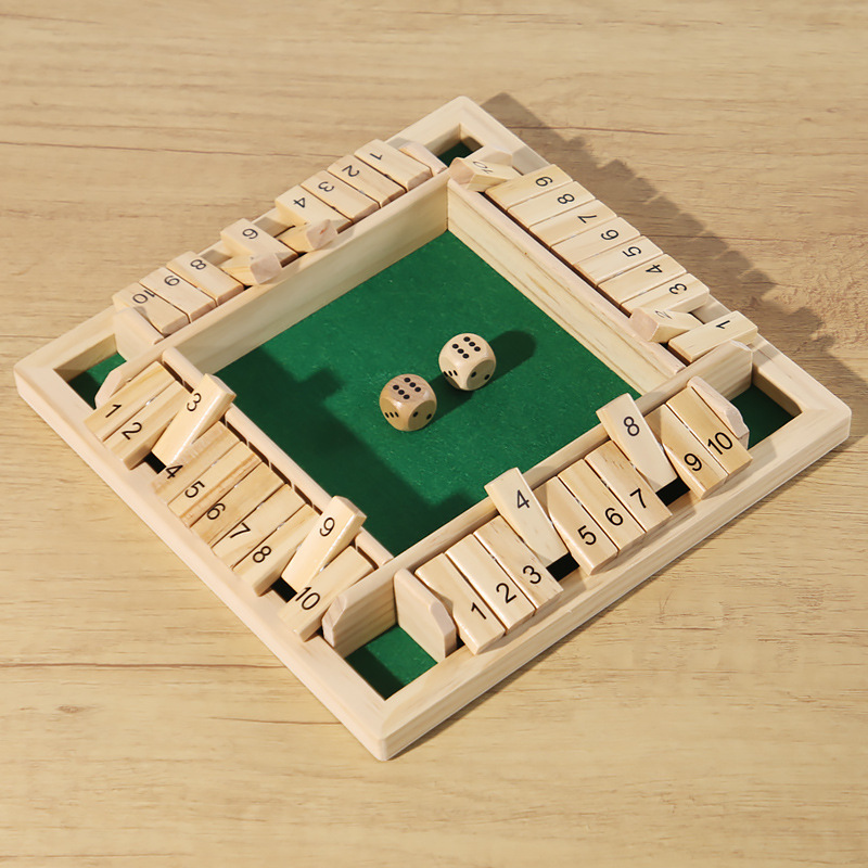 Juego de flop de cuatro lados, fiesta de bar, ocio, juego interactivo, juguetes digitales, juegos de mesa para padres e hijos para niños, orden de vino