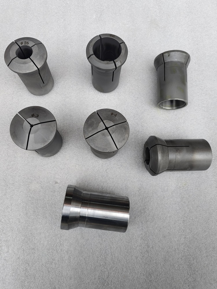 0640车床成品圆通孔夹头 高频淬火喷砂 数控夹头圆孔台阶夹头4-25