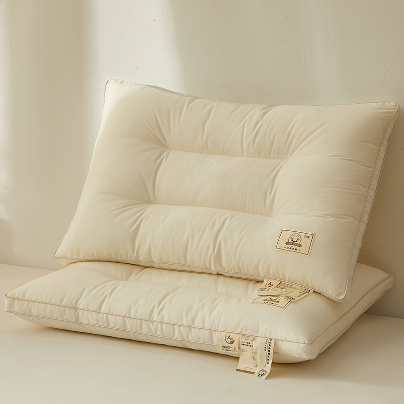 클래스 A 자연색면 중간 베개 [한 팩]