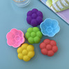 Silica gel soap mold contains rose, 5cm